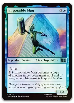 Impossible Man #625 (Foil) (NM) Commander: Marvel Super Heroes MSC Magic MTG - Image 1