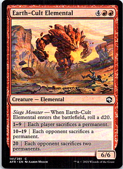 Earth-Cult Elemental Adventures In The Forgotten Realms Near Mint 4x x4 - Image 1