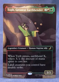 Toph, Greatest Earthbender (Borderless FOIL) Avatar: The Last Airbender TLE - NM - Image 2