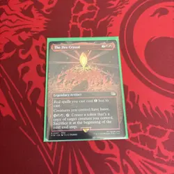 MTG - The Fire Crystal (Borderless) - Final Fantasy - Rare - NM - Magic the Gath - Image 1