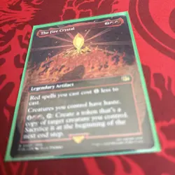 MTG - The Fire Crystal (Borderless) - Final Fantasy - Rare - NM - Magic the Gath - Image 2