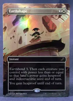 Earthshape (Borderless FOIL) MTG Avatar: The Last Airbender TLE - NM - Image 1