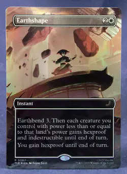 Earthshape (Borderless FOIL) MTG Avatar: The Last Airbender TLE - NM - Image 2