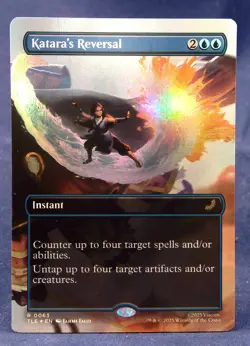 Katara's Reversal (Borderless FOIL) MTG Avatar: The Last Airbender TLE - NM - Image 1