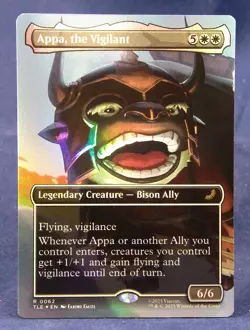 Appa, the Vigilant (Borderless FOIL) MTG Avatar: The Last Airbender TLE - NM - Image 1