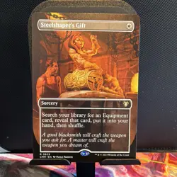 Wizards of the Coast MTG Steelshaper's Gift Regular Borderless Rare 0629 - Image 1