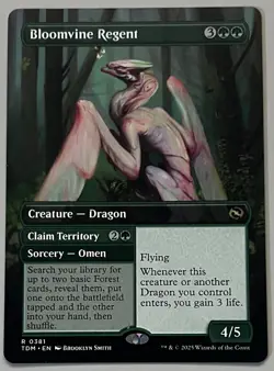 MTG Tarkir: Dragonstorm Bloomvine Regent Creature - Dragon RARE REGULAR #0381 - Image 1