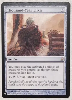 MTG [x1] Thousand-Year Elixir [x1] The List Reprints Lorwyn M/NM - Image 1