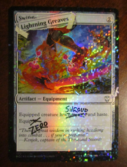 Magic The Gathering Deadpool Secret Lair LIGHTNING GREAVES POOL PARTY FOIL MTG - Image 1