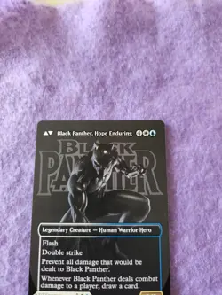 Magic The Gathering King T'Challa Black Panther Boarderless Mythic 0373 - Image 5