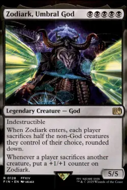 Zodiark, Umbral God 128 Rare FINAL FANTASY Magic: The Gathering Lightly Played - Image 1