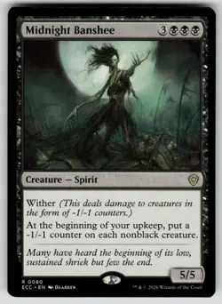 Midnight Banshee Normal R Commander: Lorwyn Eclipsed 80 NM - Image 1