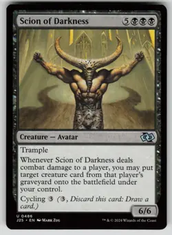 Scion of Darkness Uncommon Foundations Jumpstart 486 Magic: The Gathering NM - Image 1