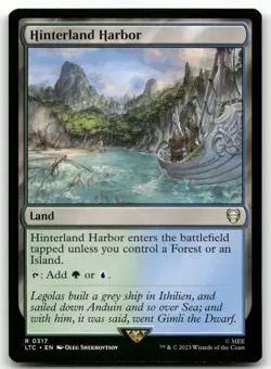 Hinterland Harbor #317 (NM) Lord of the Rings LTC Magic MTG - Image 1