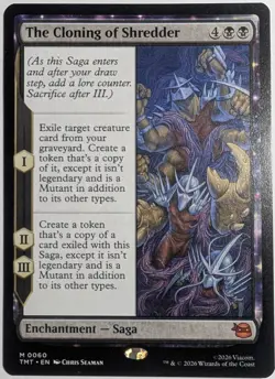 The Cloning of Shredder x1 Teenage Mutant Ninja Turtles MTG LP/NM - Image 1