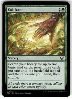 Cultivate #95 (NM) Edge of Eternities EOC Magic MTG - Image 1