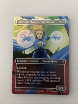 Invisible Woman, Sue Storm (Borderless) - 323 - Foil - MSH - NM - MTG - Image 1