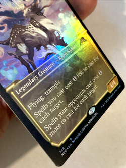 MTG Hinata, Dawn-Crowned *SHOWCASE FOIL* Kamigawa: Neon Dynasty 398 NM - Image 2