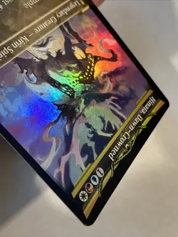 MTG Hinata, Dawn-Crowned *SHOWCASE FOIL* Kamigawa: Neon Dynasty 398 NM - Image 4