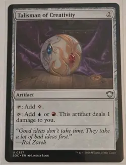 Talisman of Creativity Commander: Tarkir: Dragonstorm Regular - Image 1
