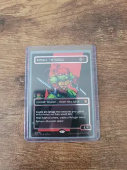 Raphael, the Muscle 0091 MTG Secret Lair TMNT Red Legendary Creature Alt Art - Image 1