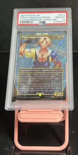 Tidus Yuna’s Guardian Surge Foil #0213 PSA 10 Magic MtG Final Fantasy FIC - Image 1
