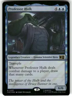 Professor Hulk (Surge Foil) 37 Commander: Marvel Super Heroes Magic: - Image 1