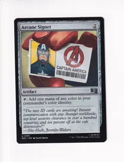 MAGIC MTG COMMANDER: MARVEL SUPER HEROES ARCANE SIGNET 191 - Image 1