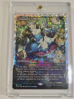 Mtg Magic Foundations Doubling Season (Showcase) (Fracture Foil) M 0438 English - Image 2