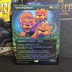 FOIL - Questing Beast - Magic the Gathering Secret Lair Encyclopedia MTG - Image 1