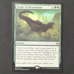 Finale of Devastation WAR 160/264 Mythic Green Sorcery English MTG 2019 - Image 1
