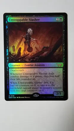 Unstoppable Slasher (0119) Duskmourn: House of Horror Foil - Image 1