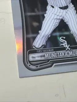 2026 Bowman Chrome #9 Munetaka Murakami Rookie Red RC Variation White Sox - Image 2