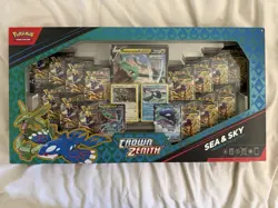 Pokemon TCG Crown Zenith Sea and Sky Premium Collection Box New Sealed 820650851636 - Image 1