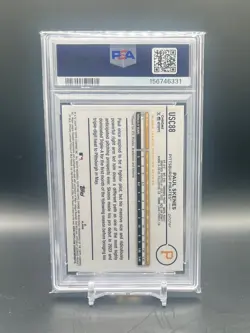 2024 Topps Chrome Update Series Raywave Refractor Paul Skenes #USC88 (RC) PSA 9 - Image 2