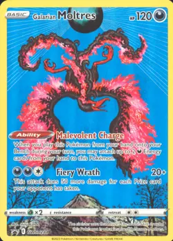 Galarian Moltres Promo SWSH: Sword & Shield Promo Cards SWSH284 NM Pokemon Card - Image 1