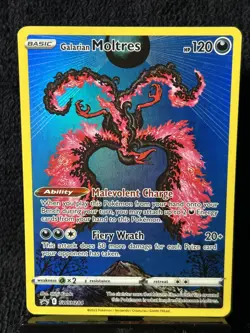 Pokemon TCG Galarian Moltres SWSH284 Black Star Promo Rare Holo NM - Image 1