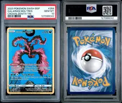 Pokemon Galarian Moltres TCG SWSH284 Black Star Promo Crown Zenith PSA 10 - Image 3