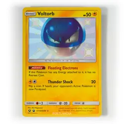 Pokemon - Voltorb - SV13/SV94 - SM Hidden Fates - Shiny Vault Card - Image 1