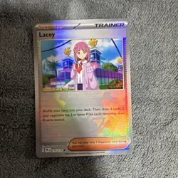 Pokeball - Lacey - Trainer Card - 114/131 - Prismatic Evolution - Image 3