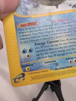 Pokemon Card - Blastoise Expedition Base Set 37/165 Rare - Image 5