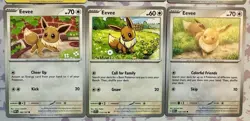 Pokemon All Eevee Lot of 11 Different Cards Pokemon TCG Eevees (COLLECTION) - Image 4