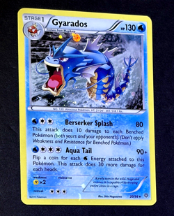 2015 Pokemon GYARADOS Ancient Origins COSMOS HOLO Bleed XY Tin Promo Card 20/98 - Image 5