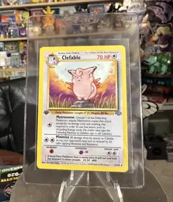 Clefable 17/64 Pokemon Jungle 1st Edition Rare Card Non-Holo - Image 1