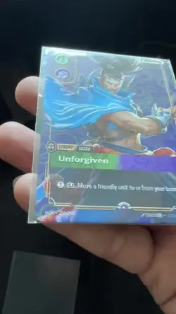 Riftbound YASUO Unforgiven METAL Card Vancouver Prize Wall Exclusive Promo - Image 2