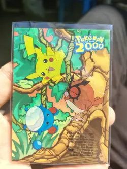Pokemon Topps Card Sticker Puzzle Card 6 Of 10 Pikachu, Maril, Hoothoot - Image 2