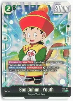 Son Gohan : Youth FB03-139 SCR Holo Dragon Ball Super Card - Image 2