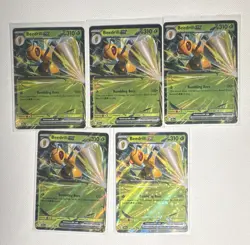 Pokemon Beedrill ex 003/162 Holo 5-Card Lot Temporal Forces Nintendo 2024 EN - Image 1