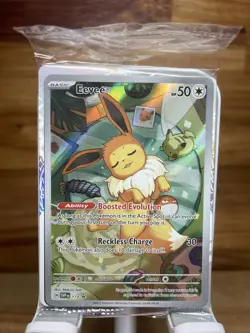 Eevee Prismatic Evolutions PROMO 173 ETB Pokemon TCG Card MINT SEALED - Image 1