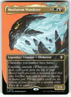 Maelstrom Wanderer (Borderless) 684 Commander Masters Magic: The Gathering NM - Image 1